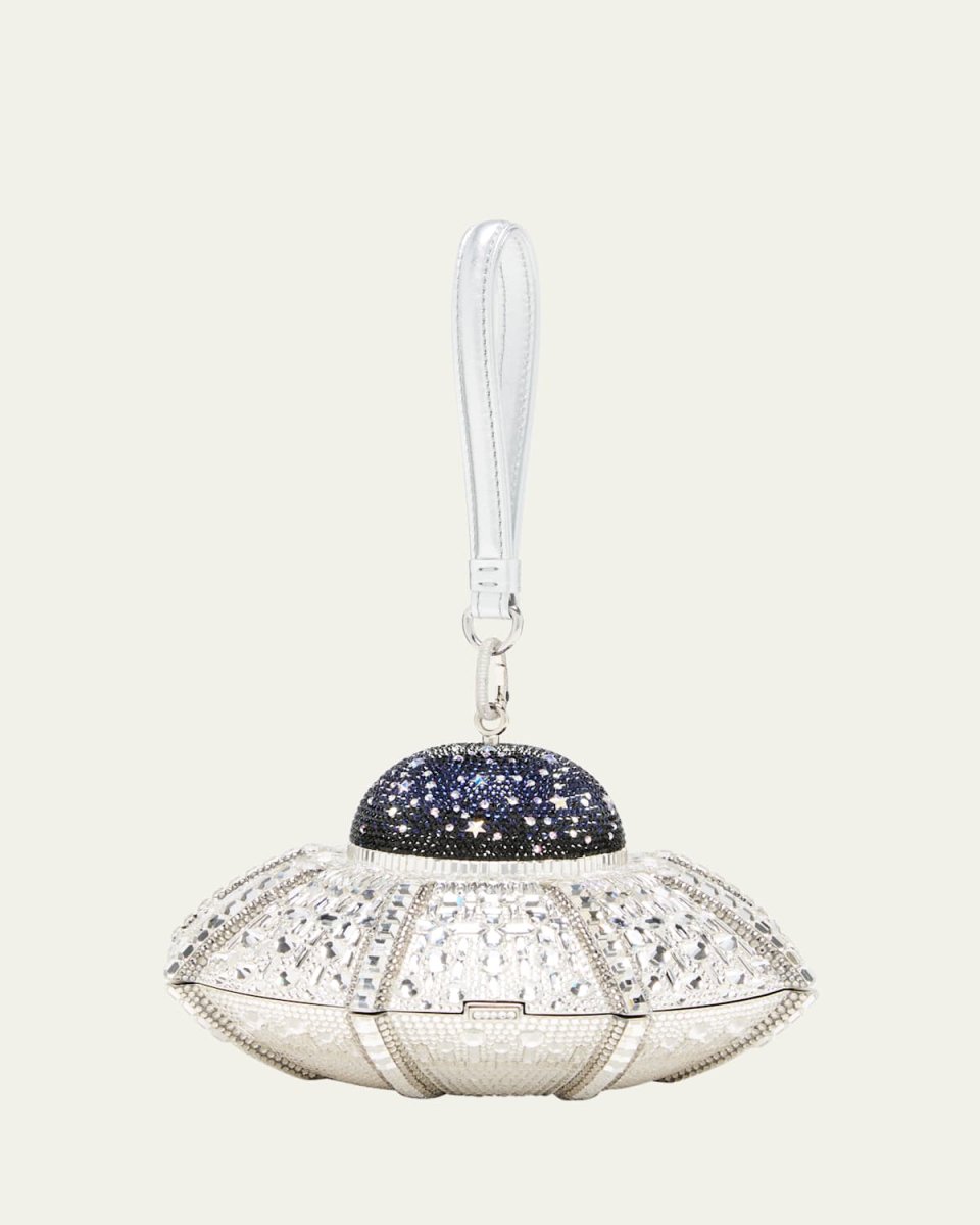 UFO Orbiter Clutch Bag With Removable Wristlet Strap